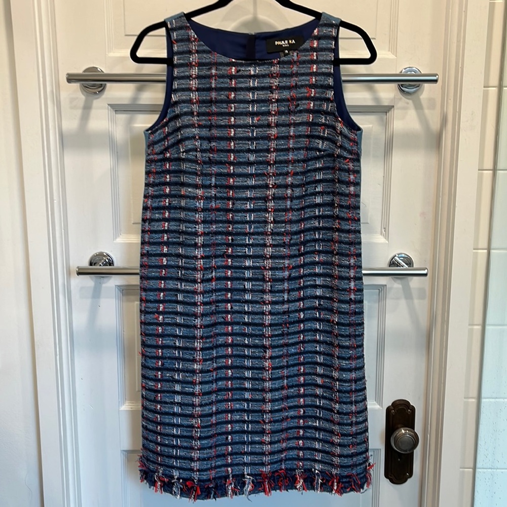 Paule Ka woven shift dress